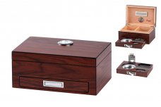 Angelo Humidor Set Brown