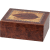 Humidor Leaf Intarsia – För 25 Cigarrer med Hygrometer & Befuktare