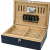 Humidor Mörkblå Matt – 30–40 Cigarrer med Digital Hygrometer & Lås