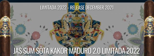 NYHET - Jas Sum Kral Söta Kakor Maduro Robusto 2.0 Limited Edition 2022