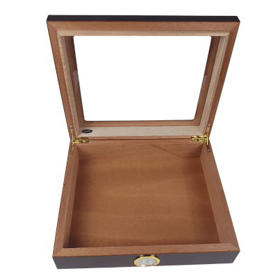 Angelo Humidor Brown öppen