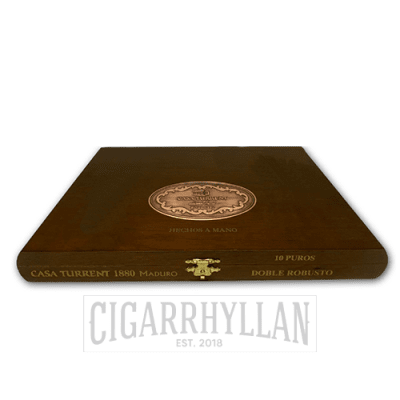CASA TURRENT 1880 MADURO DOBLE ROBUSTO BOX låda