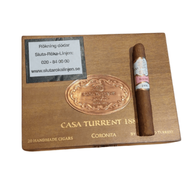Casa Turrent 1880 Rosado Coronita låda stängd