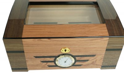 Humidor med glaslock
