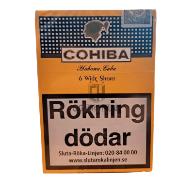 Cohiba Wide Short 6-Pack kubanska cigariller