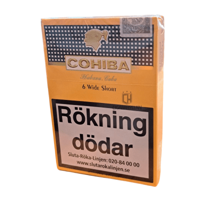 Cohiba Wide Short 6-Pack kubanska cigariller