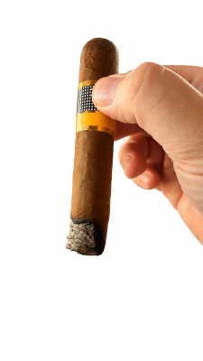 Varför brinner cigarren snett?