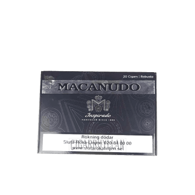 Macanudo Black Robusto låda
