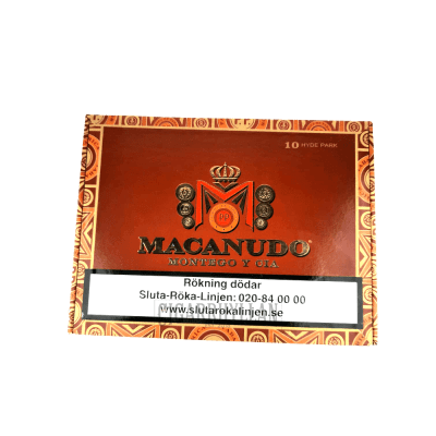 Macanudo Maduro Hyde Park låda