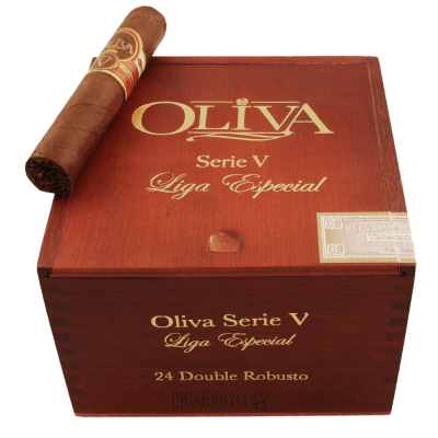 Serie v double Robusto cigarr Låda