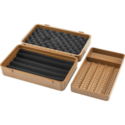 PASSATORE Cigarrfodral i Akryl Retro Brun – Hygrometer för 10–15 Cigarrer