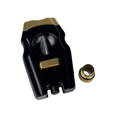 V Cigar Cutter Stainless Steel